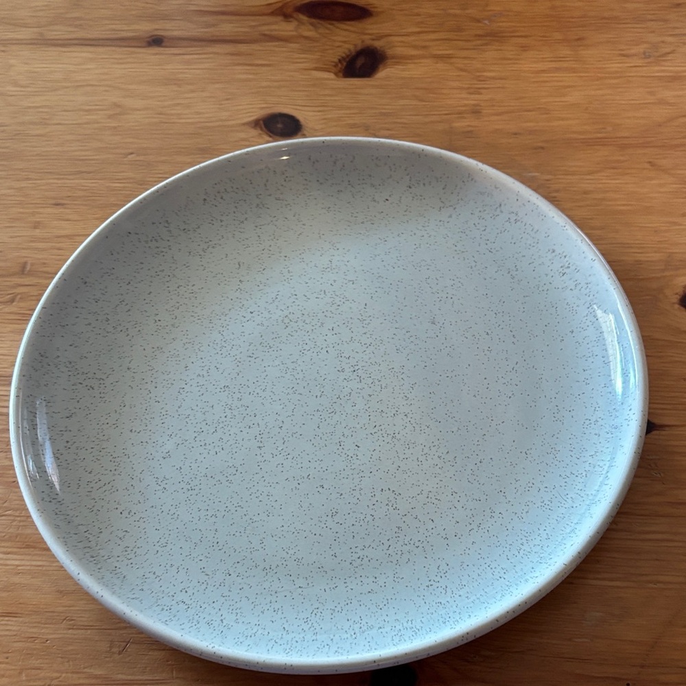 Bauer Grey Speckled Dinner Plate.